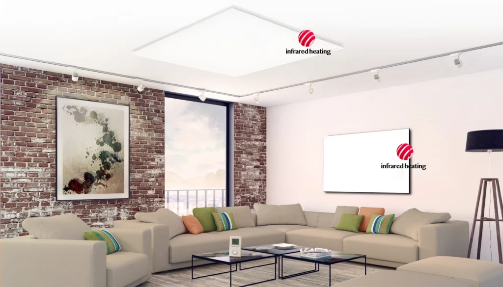 infrared heating plafond