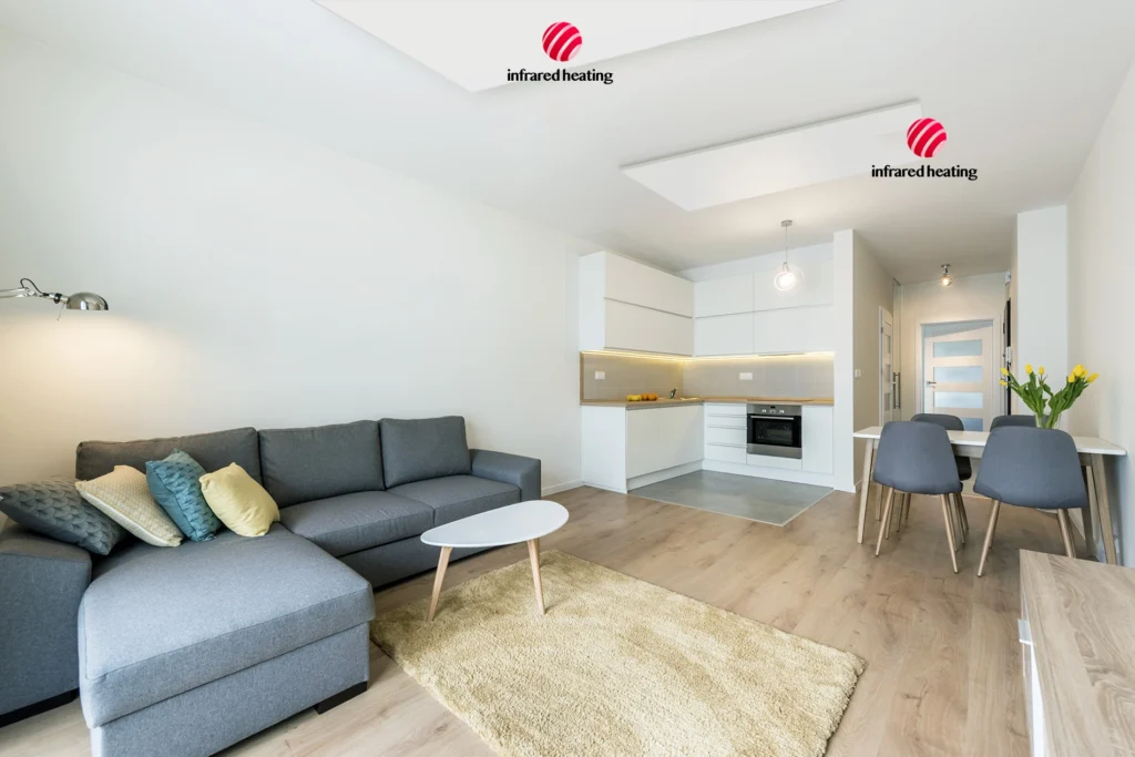 infrared heating plafond woonkamer
